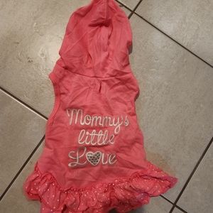 Dog t-shirt hoodie size M